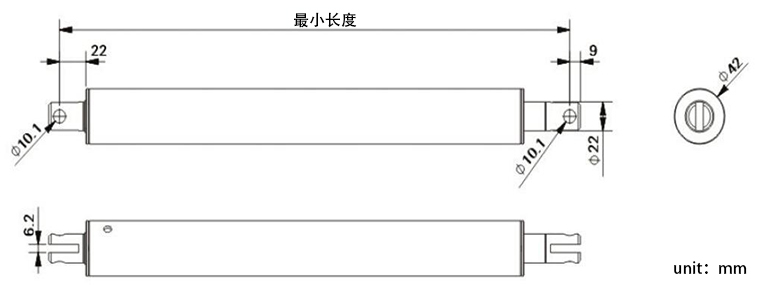 家居辦公電動(dòng)推桿UG42結(jié)構(gòu)圖